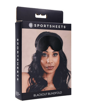 Sportsheets Sportsheets Blackout Memory Foam Blindfold - Black
