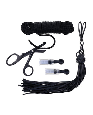 Sportsheets Sportsheets Tied &amp; Twisted Bondage Set - Black - Image 3