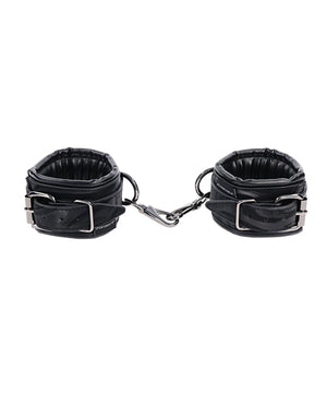 Sportsheets Sportsheets Velvet Noir Handcuffs - Black - Image 2