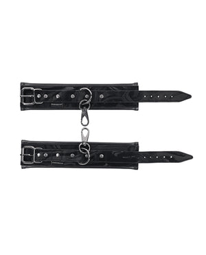 Sportsheets Sportsheets Velvet Noir Handcuffs - Black - Image 5