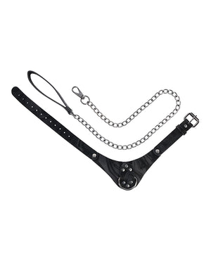Sportsheets Sportsheets Velvet Noir Collar &amp; Leash - Black - Image 5