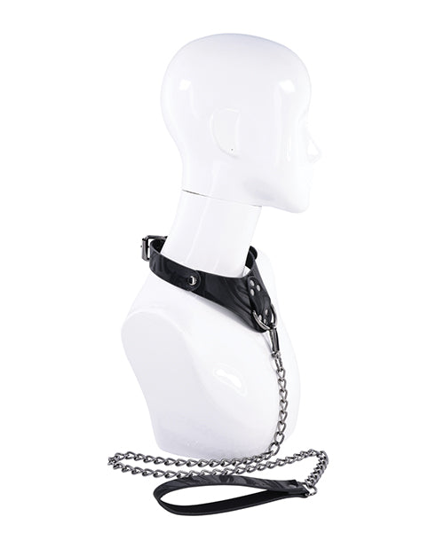 Sportsheets Sportsheets Velvet Noir Collar &amp; Leash - Black