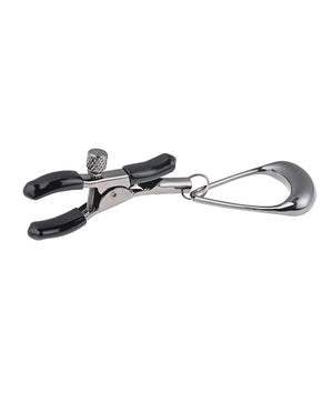 Sportsheets Sportsheets Velvet Noir Tuggable Nipple Clamps - Black - Image 3