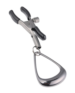 Sportsheets Sportsheets Velvet Noir Tuggable Nipple Clamps - Black - Image 4