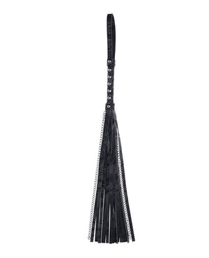 Sportsheets Sportsheets Velvet Noir Chain Flogger - Black - Image 2