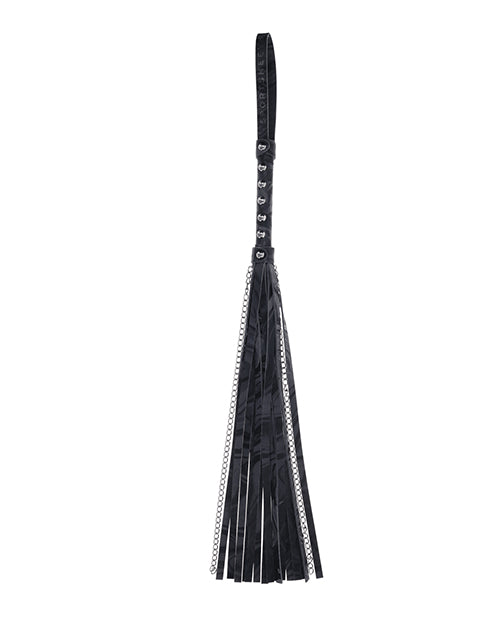 Sportsheets Sportsheets Velvet Noir Chain Flogger - Black - Image 2