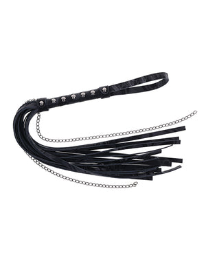 Sportsheets Sportsheets Velvet Noir Chain Flogger - Black - Image 3