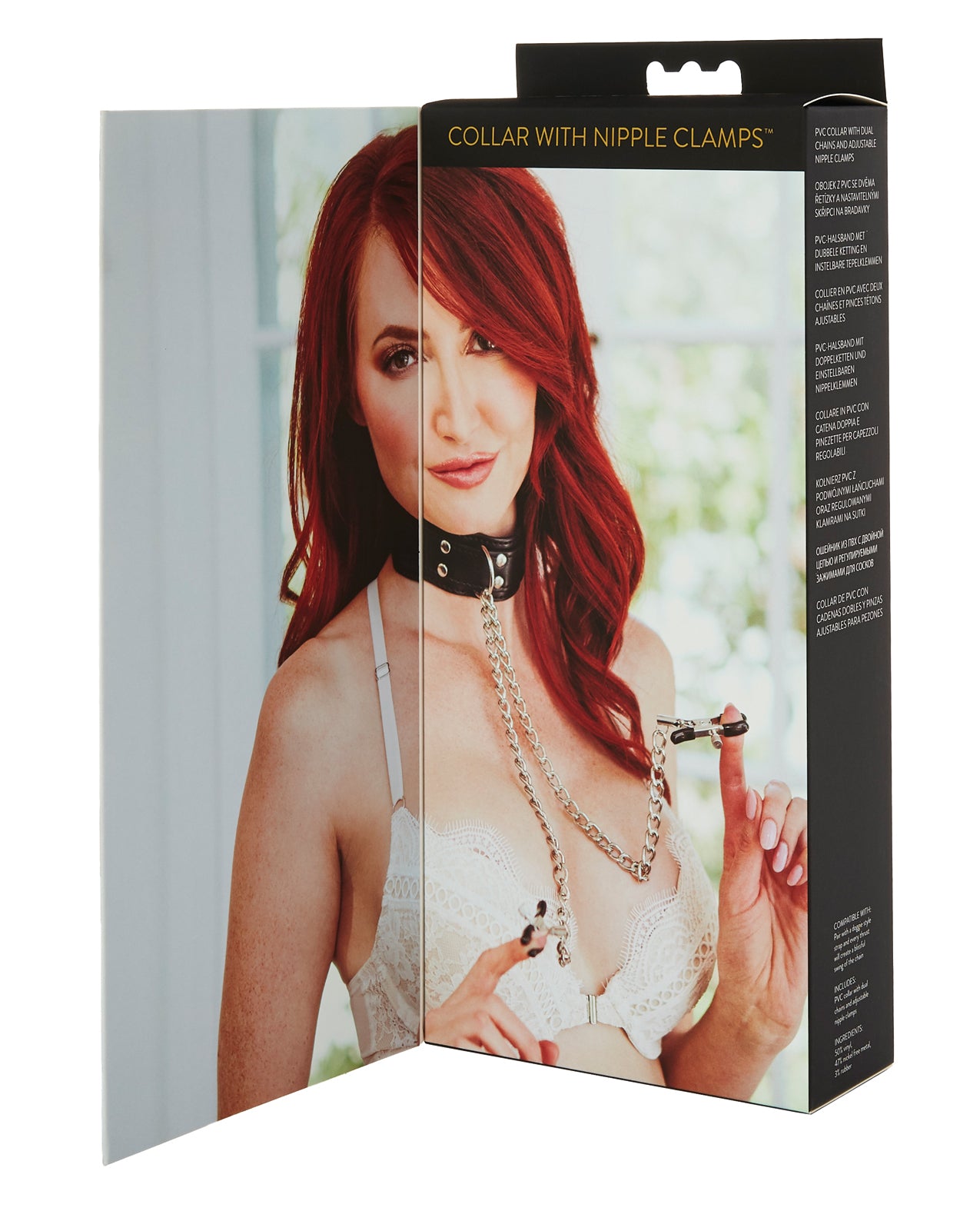 Sex &amp; Mischief Sex &amp; Mischief Nipple Clamps w/Collar