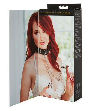 Sex &amp; Mischief Sex &amp; Mischief Nipple Clamps w/Collar