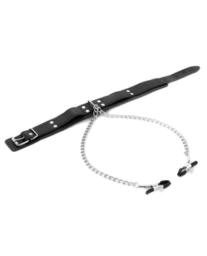 Sex &amp; Mischief Sex &amp; Mischief Nipple Clamps w/Collar - Image 5