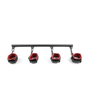 Saffron Saffron Spreader Bar &amp; Cuff Set - Red/Black - Image 4