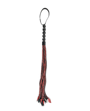 Saffron Saffron Braided Flogger - Red/Black - Image 5