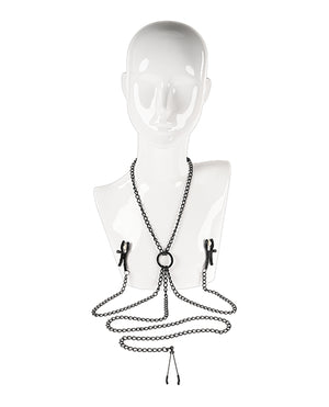 Saffron Saffron Chain Nipple to Clit Set - Black - Image 4