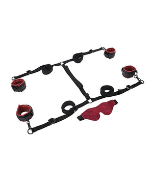 Saffron Saffron Under the Bed Adjustable Restraint System - Black and Red - Image 3