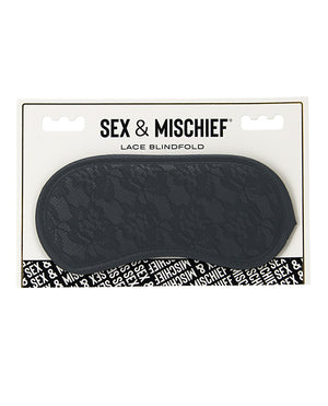 Sincerely Sincerely Lace Blindfold - Black