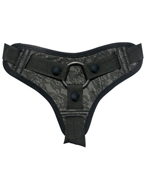 Sincerely Sincerely Lace Strap-On - Black