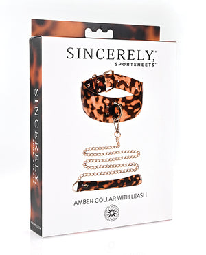 Sincerely Amber Sincerely Amber Collar &amp; Leash