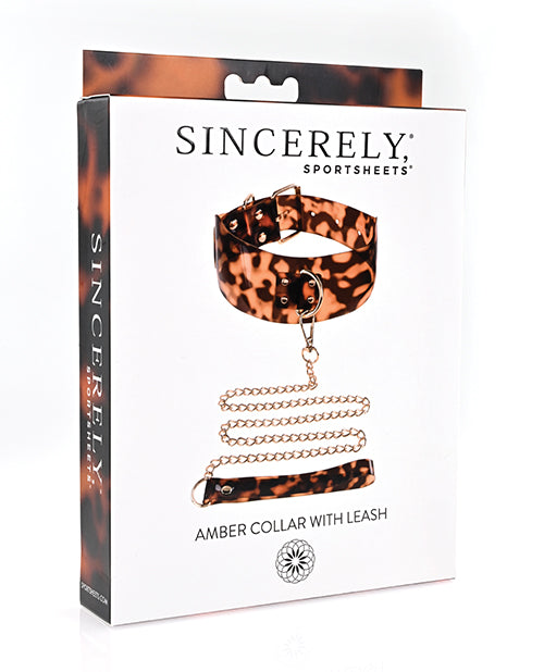 Sincerely Amber Sincerely Amber Collar &amp; Leash