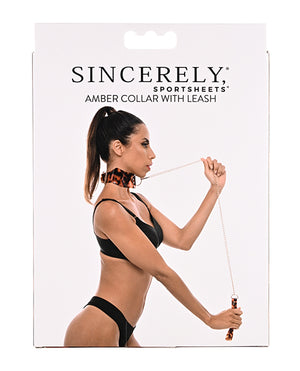 Sincerely Amber Sincerely Amber Collar &amp; Leash - Image 2