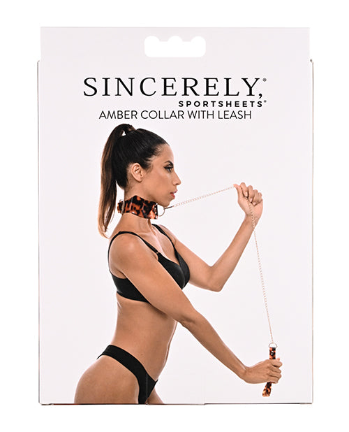 Sincerely Amber Sincerely Amber Collar &amp; Leash - Image 2