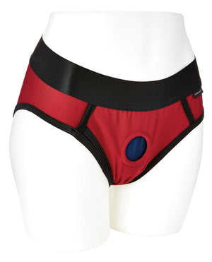 Sportsheets Sportsheets Em.Ex. Contour Harness XX-Large - Red - Image 3
