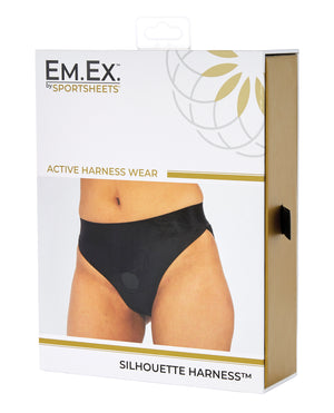 Sportsheets Sportsheets Em.Ex. Silhouette Harness XX-Large - Black - Image 2