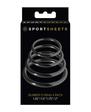 Sportsheets Sportsheets Rubber O-Ring - 4 Pack
