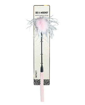 Sex &amp; Mischief Sex &amp; Mischief Whip &amp; Tickle - Pink/White - Image 2