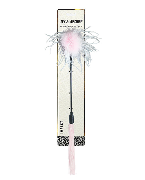 Sex &amp; Mischief Sex &amp; Mischief Whip &amp; Tickle - Pink/White - Image 2