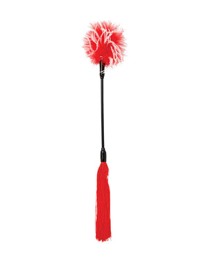 Sex &amp; Mischief Sex &amp; Mischief Whip &amp; Tickle - Red/White - Image 2