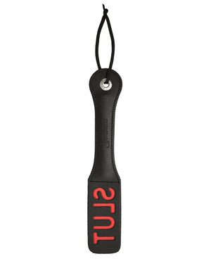 Sportsheets Sportsheets 12" Leather Slut Impression Paddle