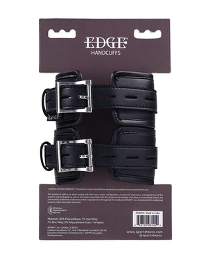 Edge Edge Adjustable Handcuffs - Black - Image 5