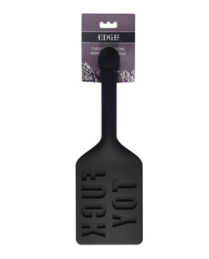 Edge Edge FUCK TOY Silicone Paddle - Black