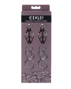 Edge Edge Tuggable Clover Clamps - Silver