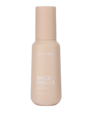Simply Sexy Pheromone Hair + Body Mist Naked Vanilla - 3.35 oz
