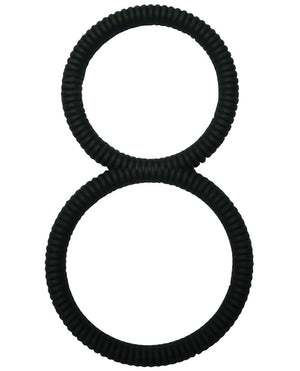 Malesation MALESATION Figure 8 Cock Ring - Black - Image 2