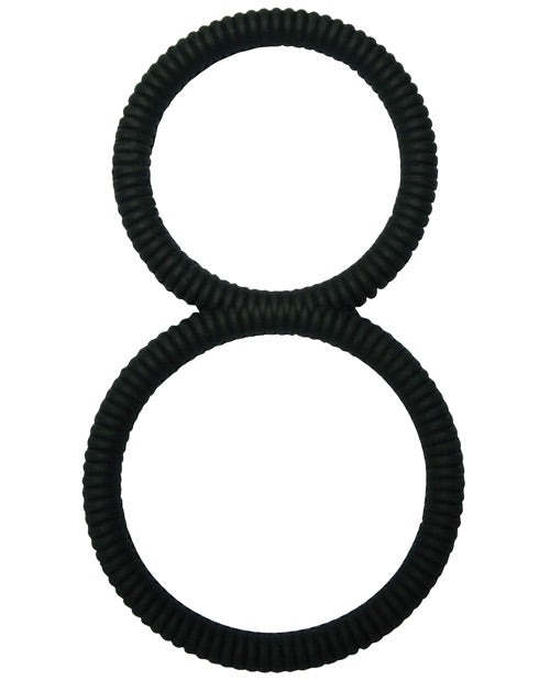 Malesation MALESATION Figure 8 Cock Ring - Black - Image 2