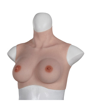 XX-Dreamtoys XX-DREAMSTOYS Ultra Realistic D Cup Breast Form Medium - Ivory - Image 3