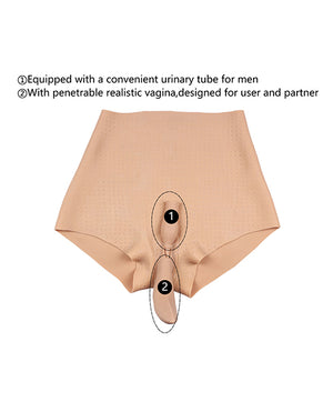 XX-Dreamtoys XX-DREAMSTOYS Ultra Realistic Vagina Form Small - Ivory - Image 5