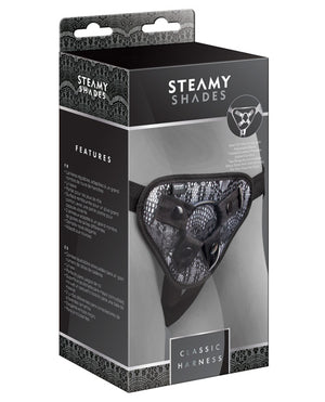 Steamy Shades Steamy Shades Classic Harness - Black/White - Image 2