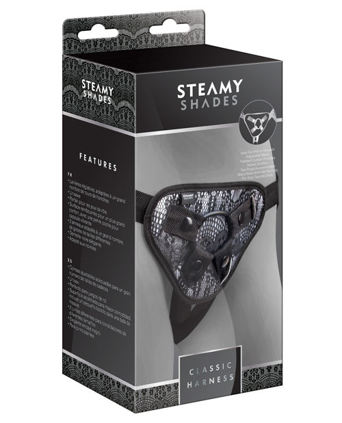 Steamy Shades Steamy Shades Classic Harness - Black/White - Image 2
