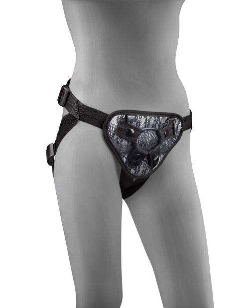 Steamy Shades Steamy Shades Classic Harness - Black/White