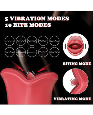 Secwell Big Bite Mouth Vibration &amp; Biting - Red - Image 4