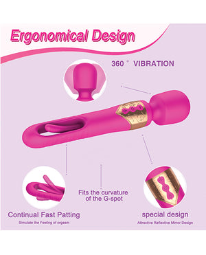 Secwell Ellie Flicking Wand - Hot Pink - Image 5