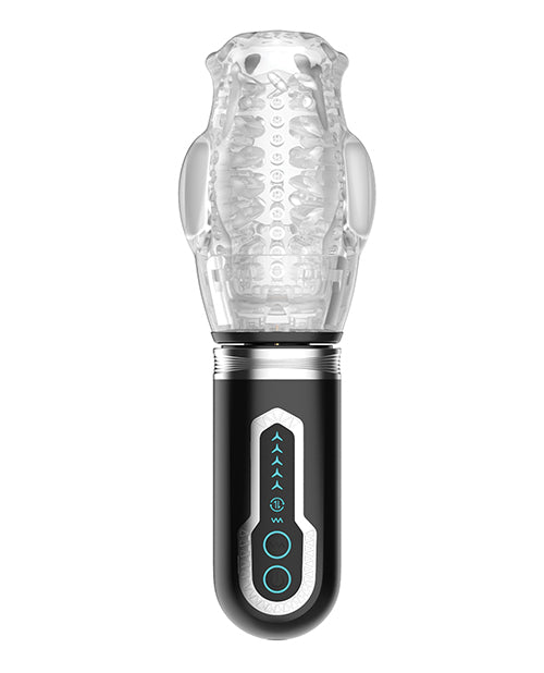 Thrusting, Rotating & Vibrating Oral Sex Masturbator - Black - Image 2