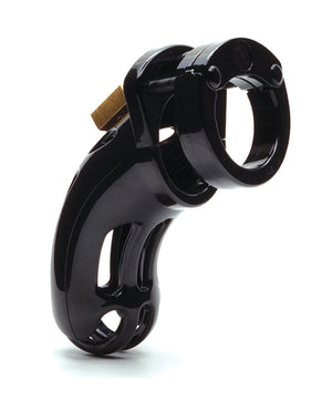 CB-6000 The Curve 3 3/4" Curved Cock Cage &amp; Lock Set - Black - Image 3