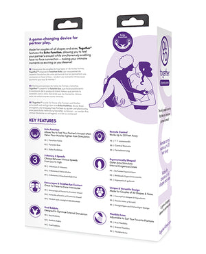 Together Together Female Intimacy Vibe w/Remote - Purple - Image 3