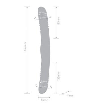 Together Together Double Delight Double-Ended Vibrating &amp; Thrusting Vibrator - Purple - Image 5