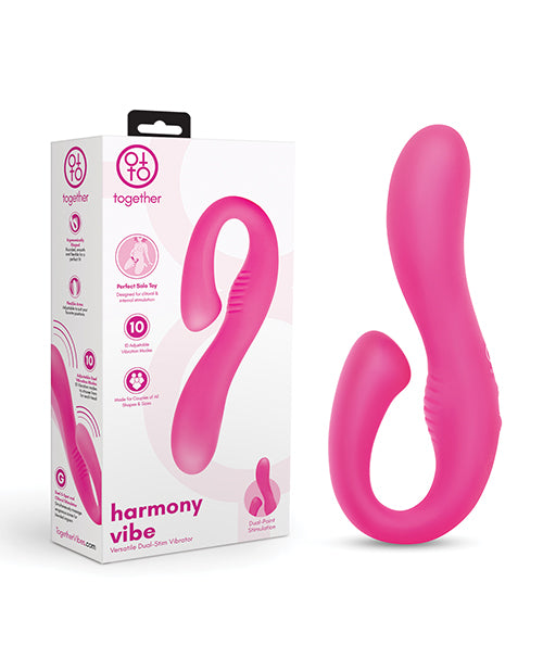 Together Together Harmony Vibe Versatile Dual-Stim Vibrator - Pink
