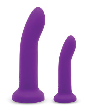 Together Together 2 pc 5.5 &amp; 7.75 Silicone Dildo &amp; Harness Set - Image 4